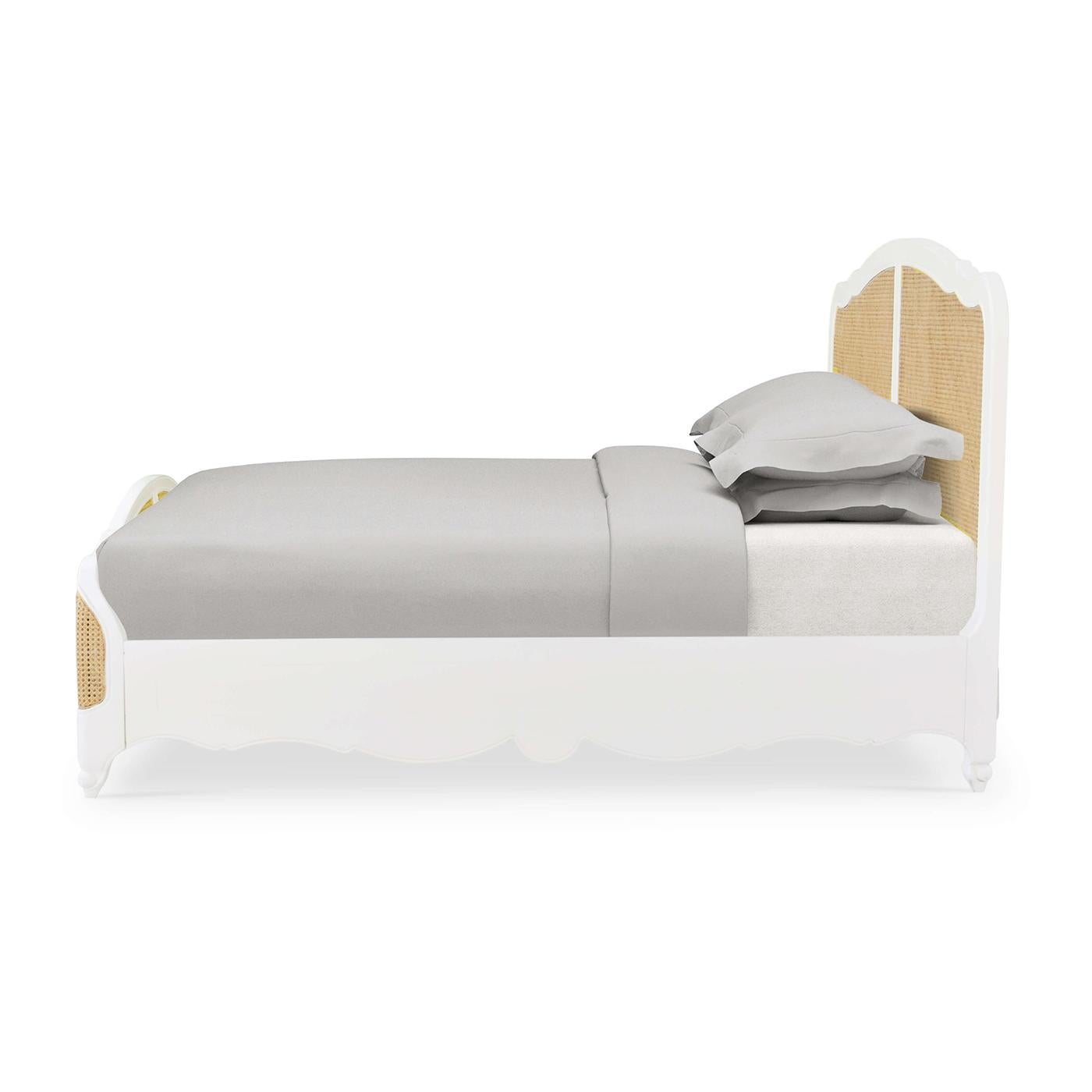 Asian French Provincial King Bed For Sale