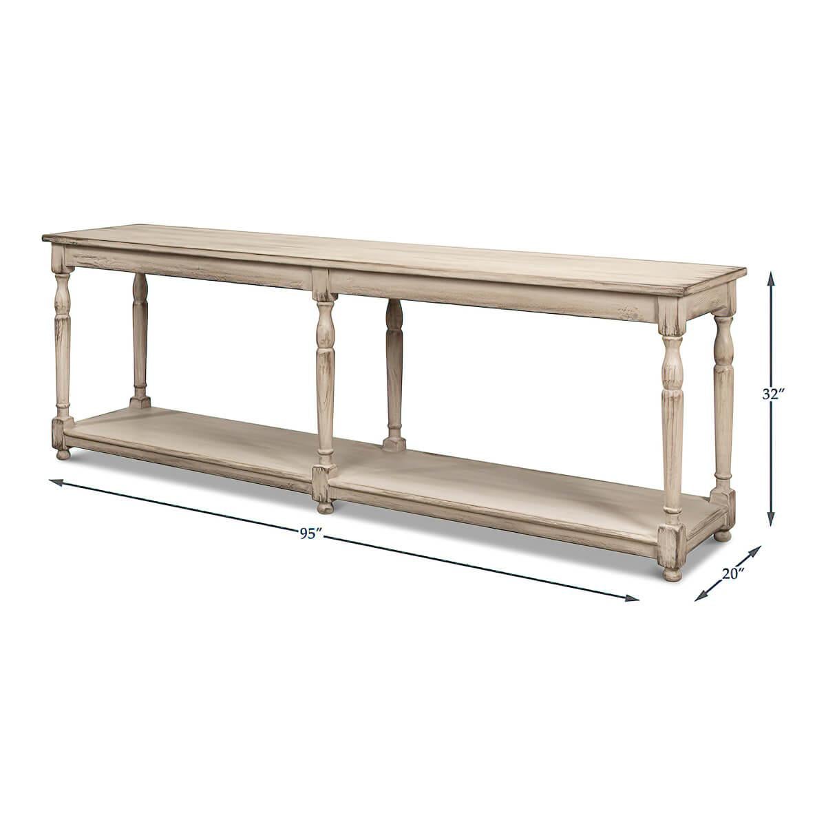 Lange Konsole im französischen Stil im Angebot 4