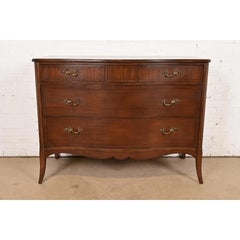 French Provincial Louis XV Carved Mahogany Dresser by White Furniture