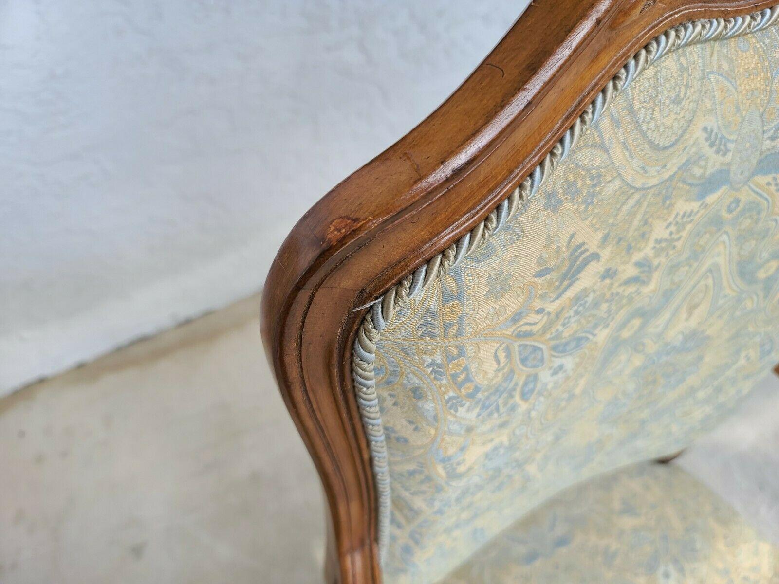 French Provincial Louis XV Dining Chairs, Set of 6 9