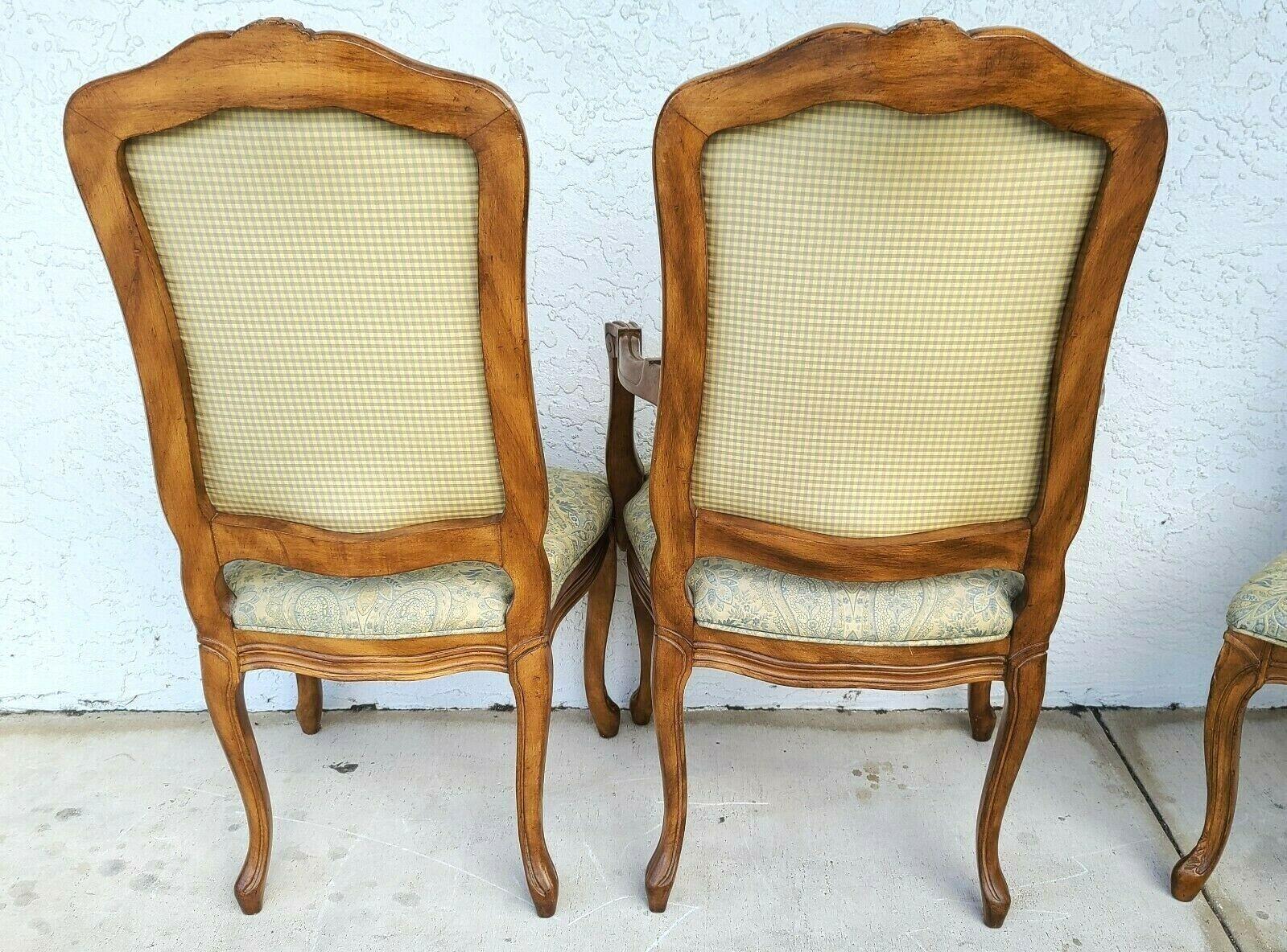French Provincial Louis XV Dining Chairs, Set of 6 1