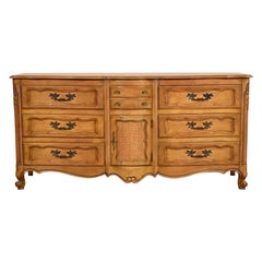French Provincial Louis XV Fruitwood Dresser by Fancher Furniture, Circa 1960s