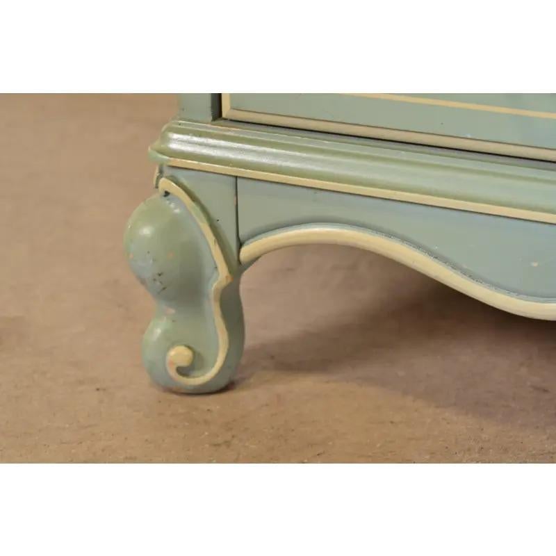 Bureau secrétaire laqué Louis XV avec bibliothèque, années 1950 en vente 5