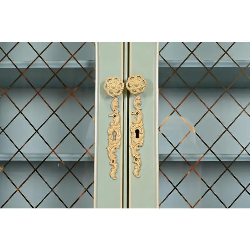 Bureau secrétaire laqué Louis XV avec bibliothèque, années 1950 en vente 3