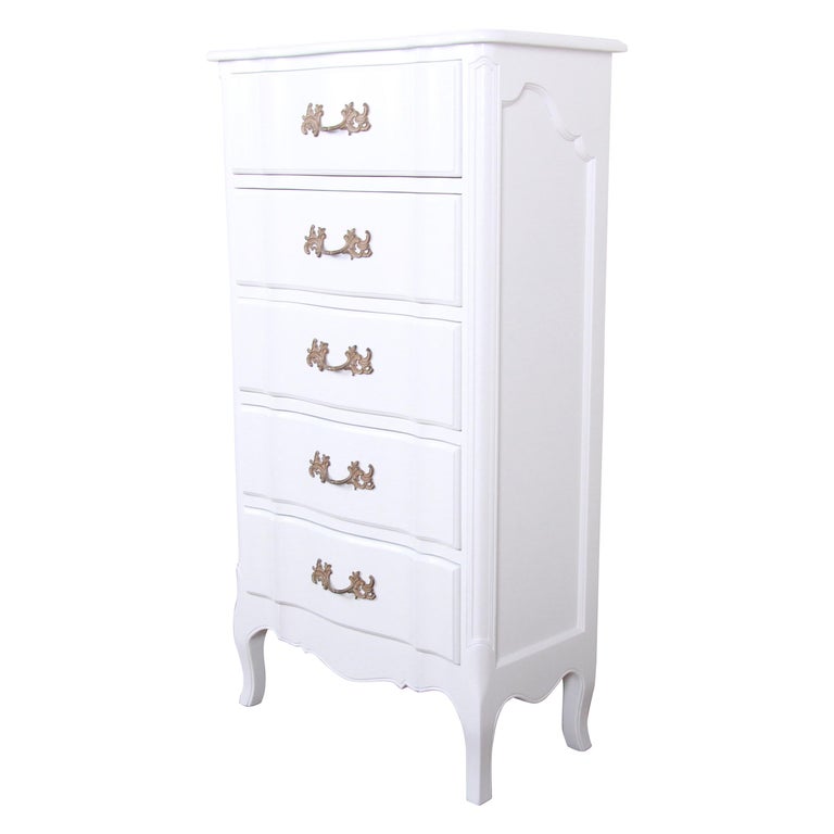 French Provincial Louis Xv Lingerie Chest Attributed To Grosfeld
