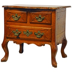 French Provincial Louis XV Style Carved Walnut Petite Children's Commode C. 1840