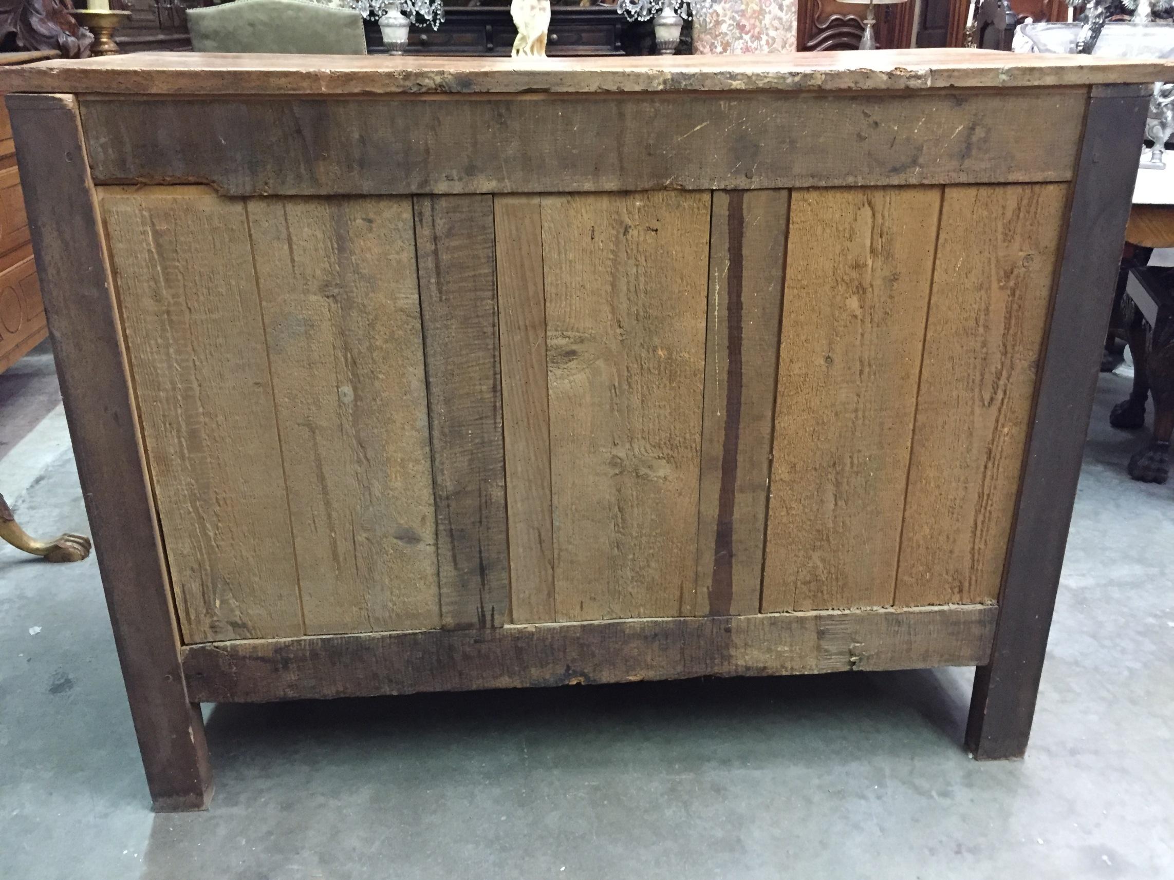 French Provincial Louis XV Walnut Buffet, 18th Century 3