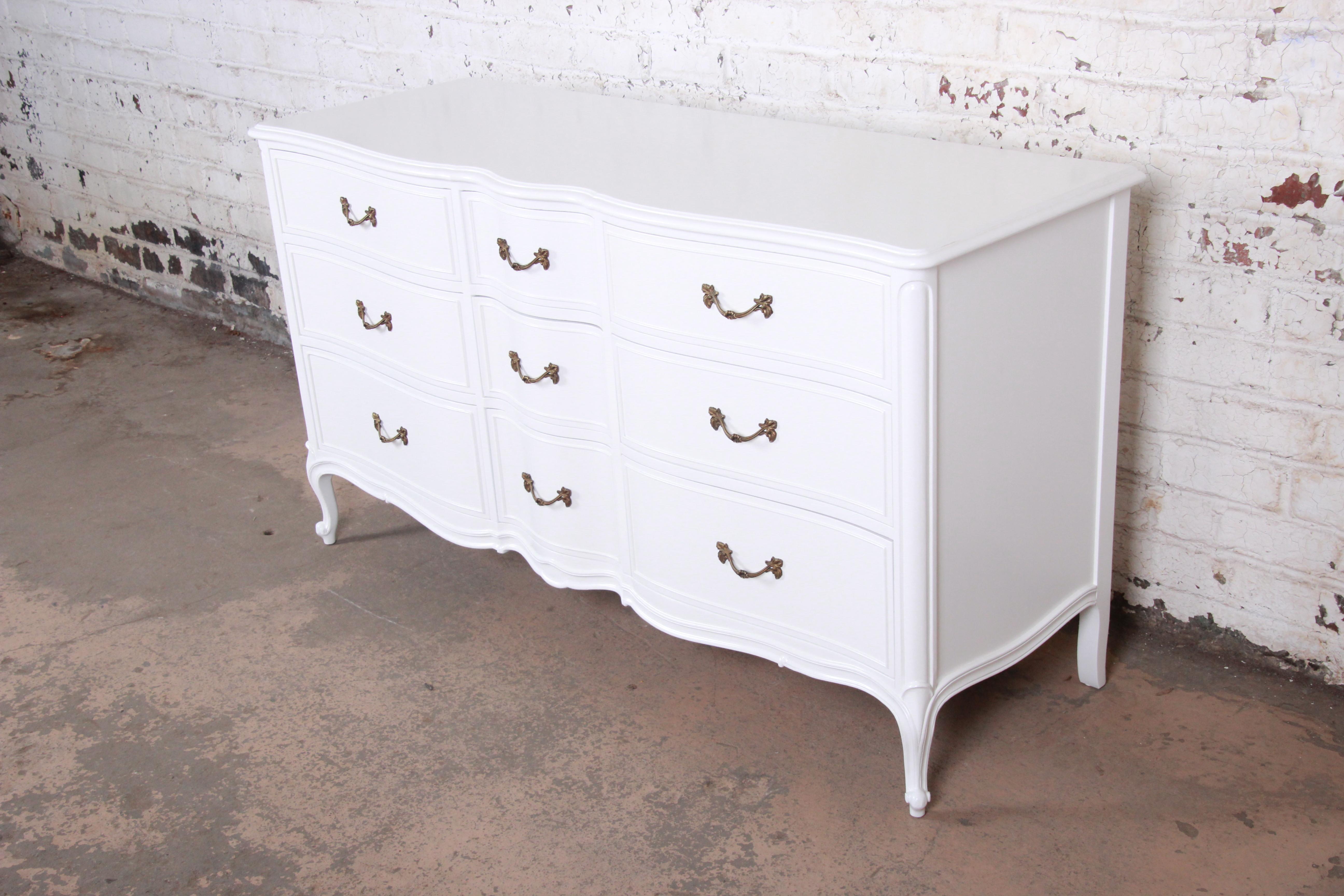 french provincial dresser white