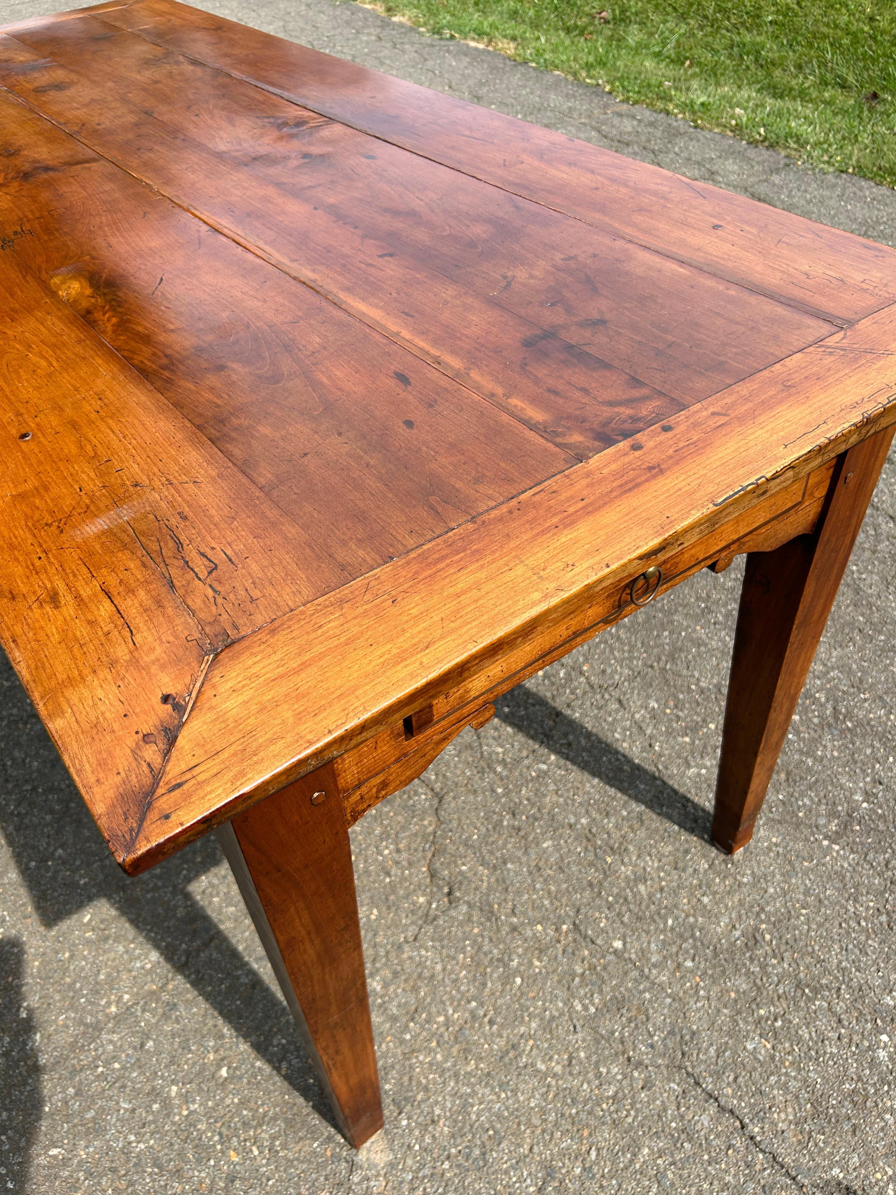  French Provincial Louis XVI style Farm Table For Sale 2