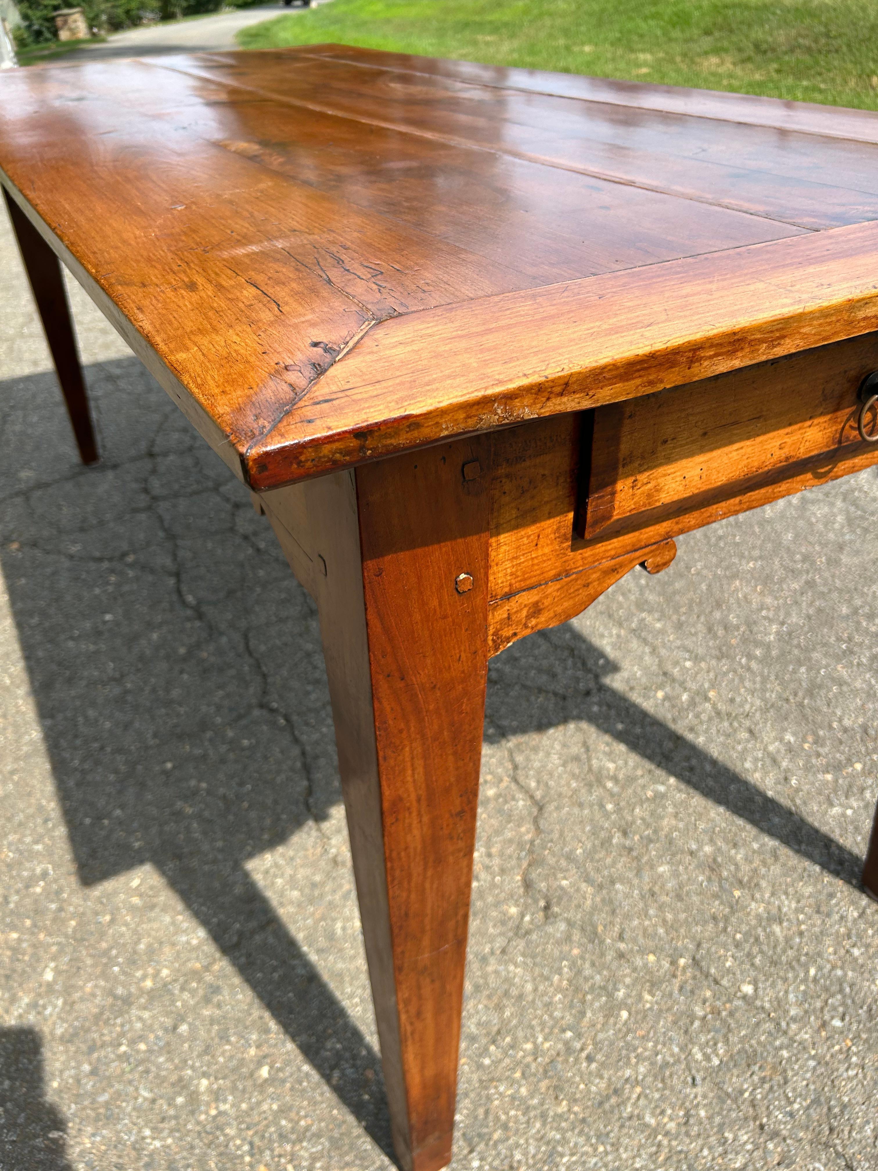  French Provincial Louis XVI style Farm Table For Sale 3