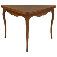 French Provincial Lous XV Style Fruitwood Game Table