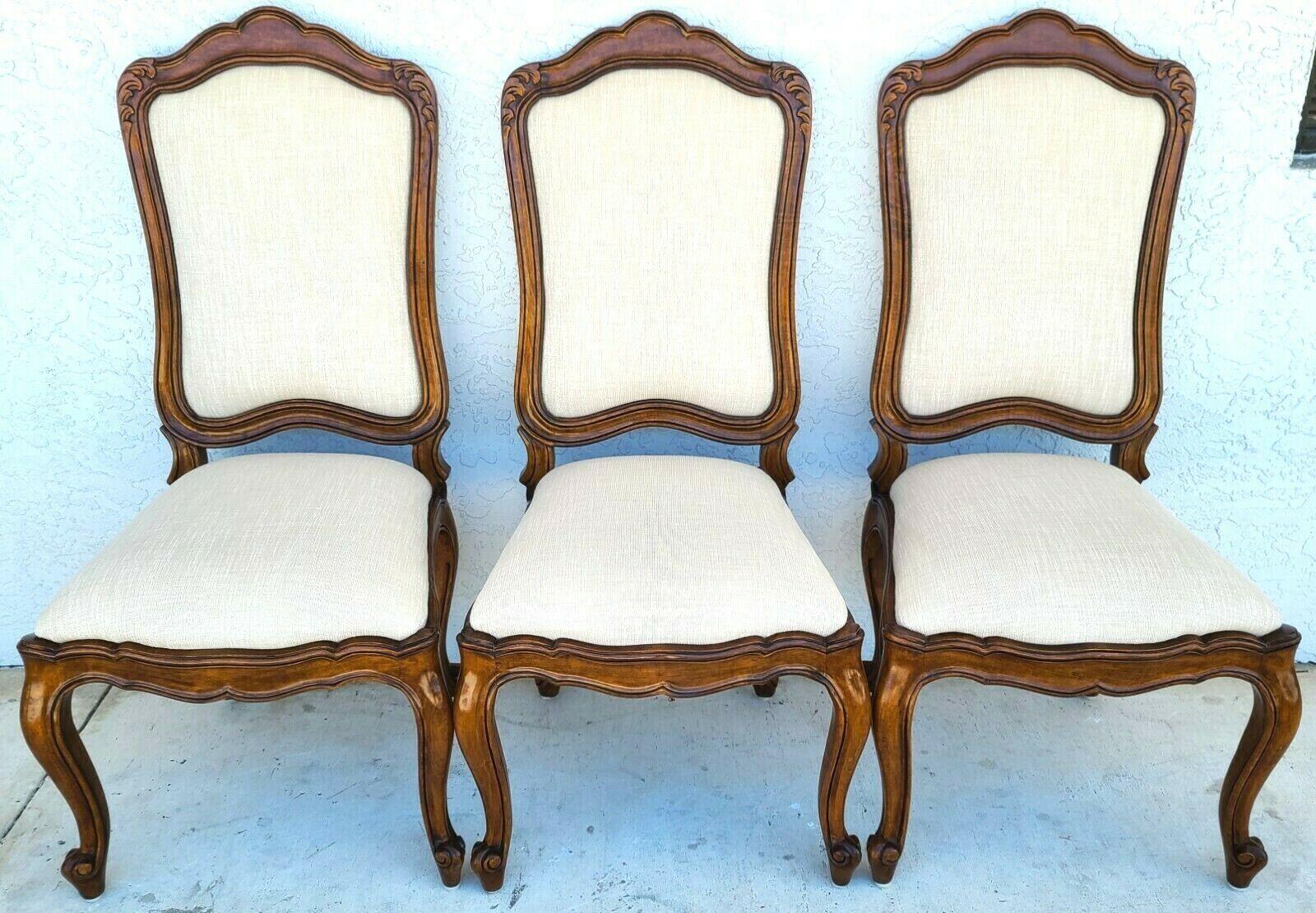 For full item description be sure to click on CONTINUE READING at the bottom of this listing.

Offering one of our recent palm beach estate fine furniture acquisitions of a
set of (6) French provincial mahogany dining chairs by Bau Furniture