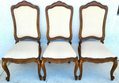 Sillas de comedor provinciales francesas de caoba de Bau Furniture Co, set de 6