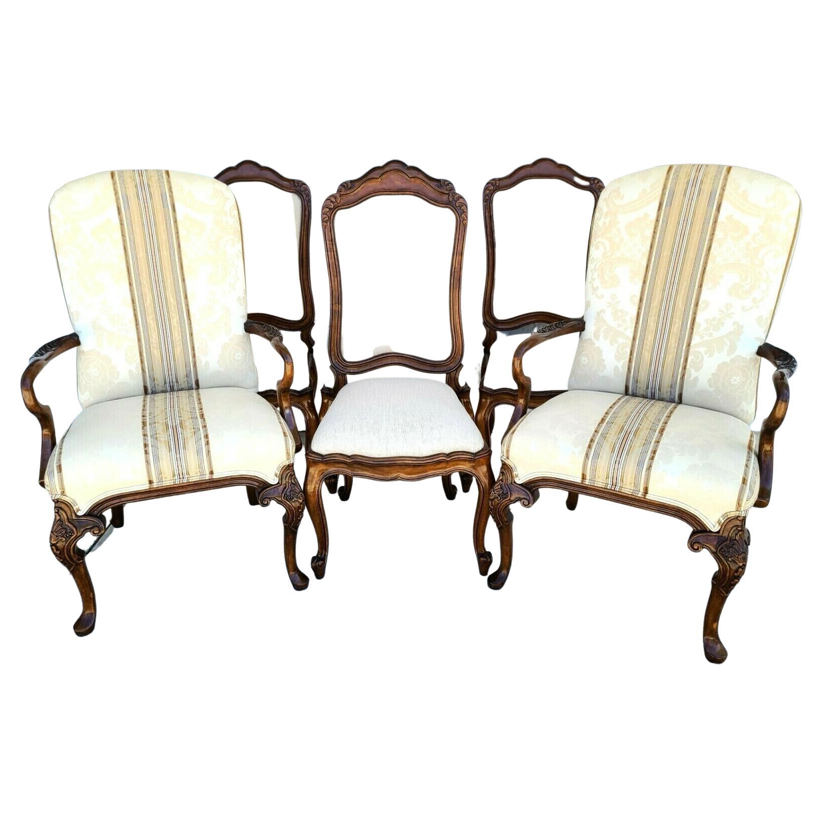 French Provincial Mahogany Dining Chairs by Bau Furniture Co, Set of 6 For Sale