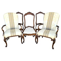 Vintage French Provincial Mahogany Dining Chairs by Bau Furniture Co, Set of 6