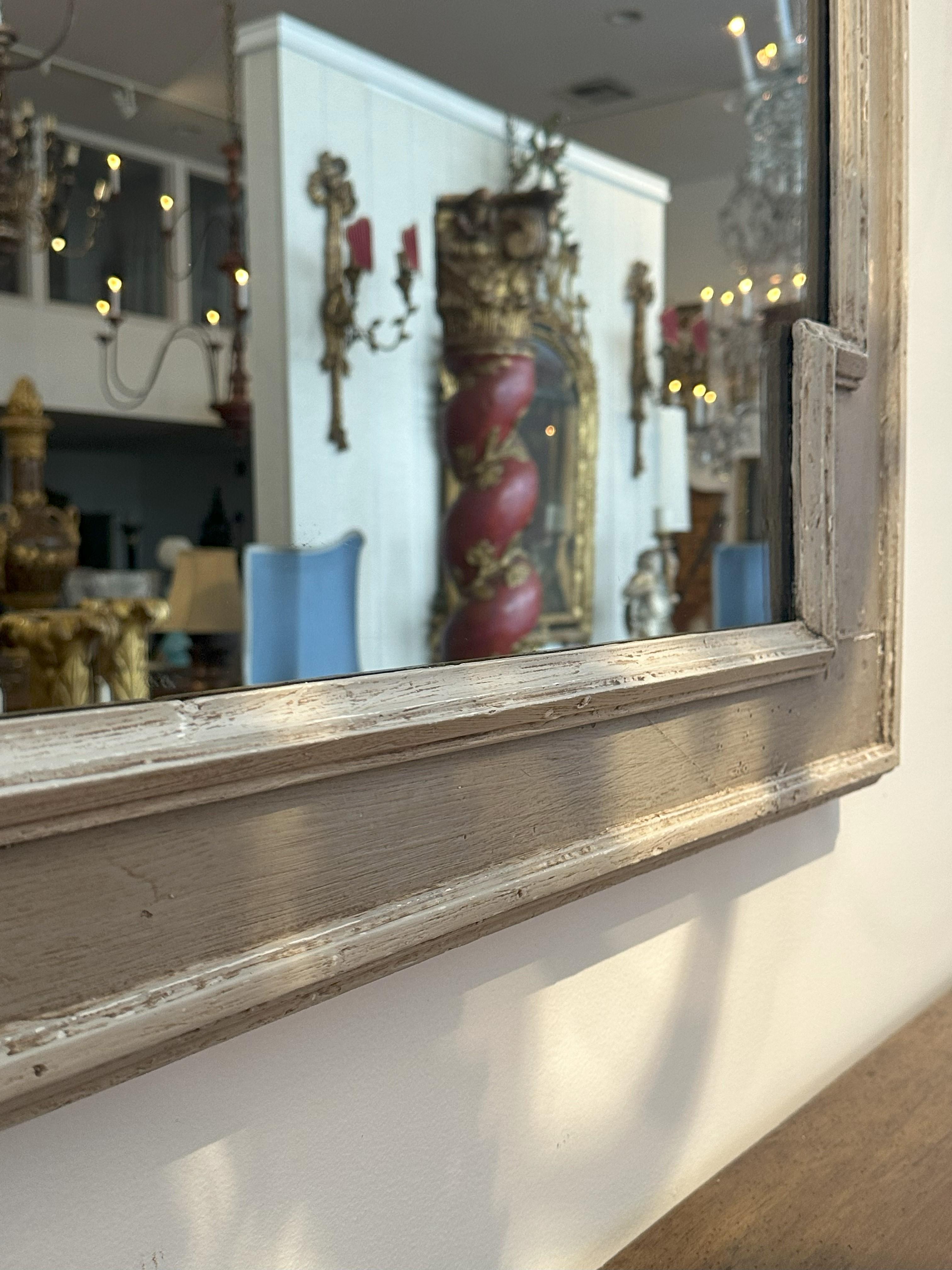Painted French Provincial mirror - Circa 1880