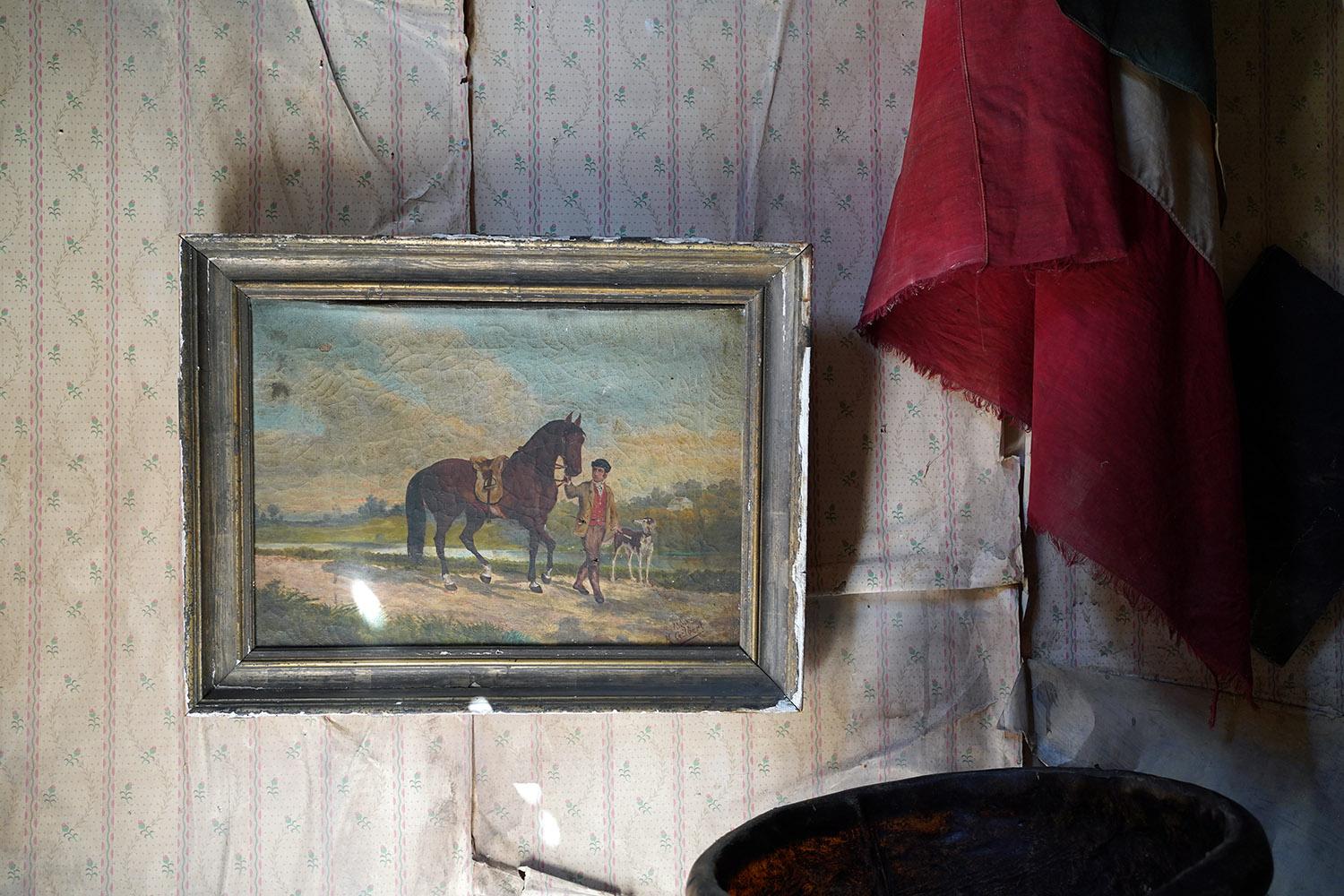French Provincial Naïve School Oil on Canvas of a Rural Scene, 1880, M. Gilbert For Sale 15