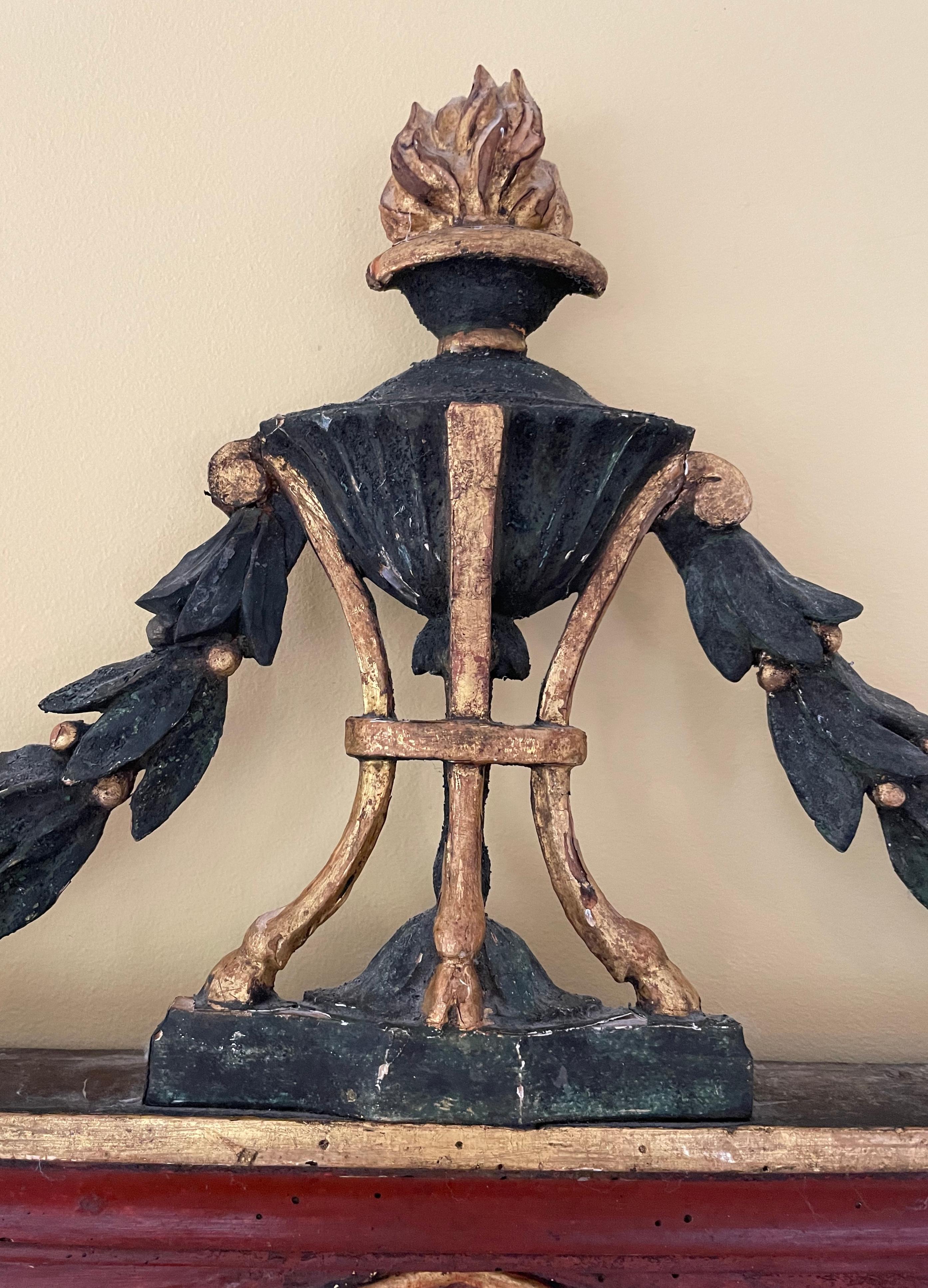 Specchio provinciale francese neoclassico in vendita 2