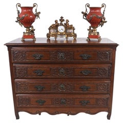 French Provincial Normandy Commode 1780 Oak Chest Drawers