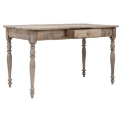 French Provincial Oak Chest of Drawers, 19th Century, Weathered Finish