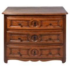 Antique French Provincial Oak Commode, 18th Century