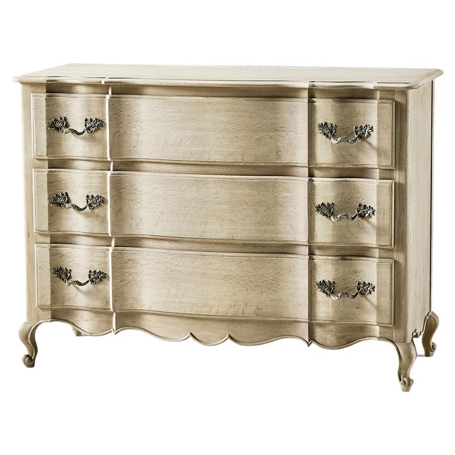 French Provincial Oak Commode