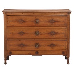 French Provincial Oak Commode, C. 1800