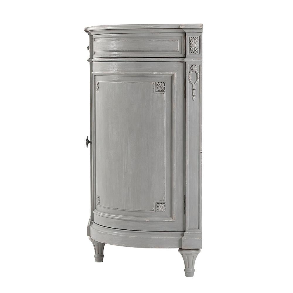 painted french provincial buffet