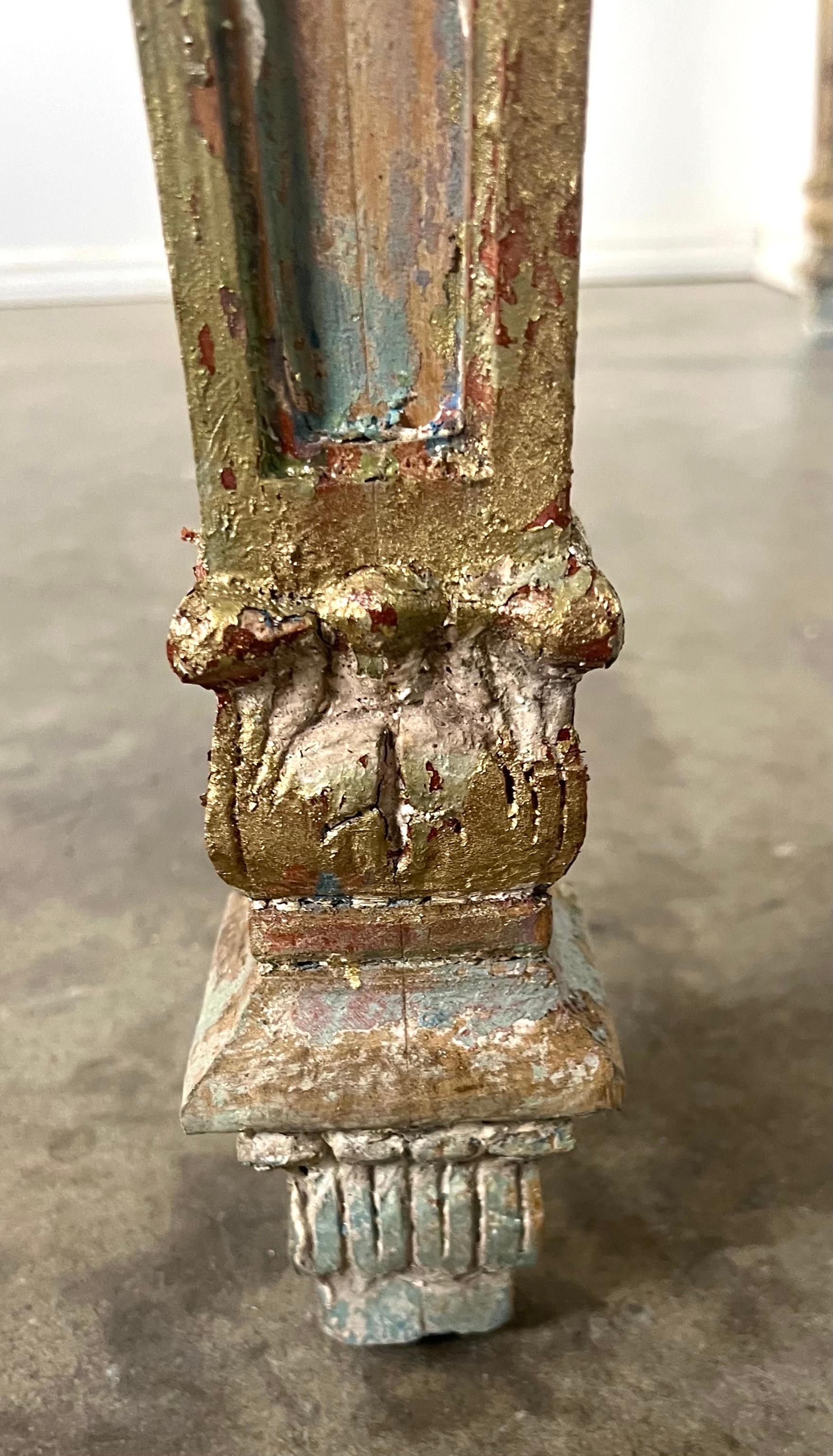 French Provincial Painted Console-Pair is Available For Sale 6