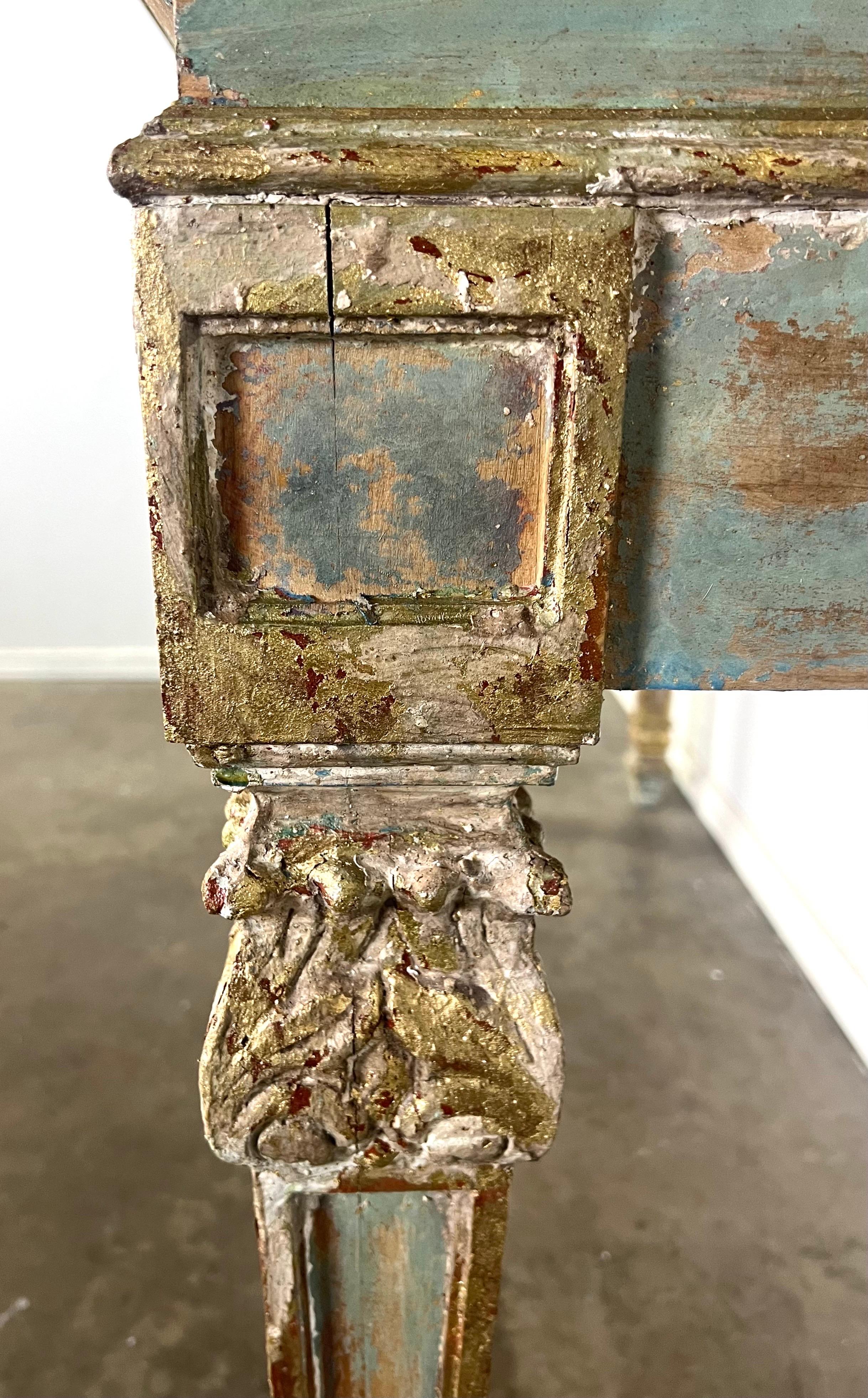 French Provincial Painted Console-Pair is Available For Sale 7