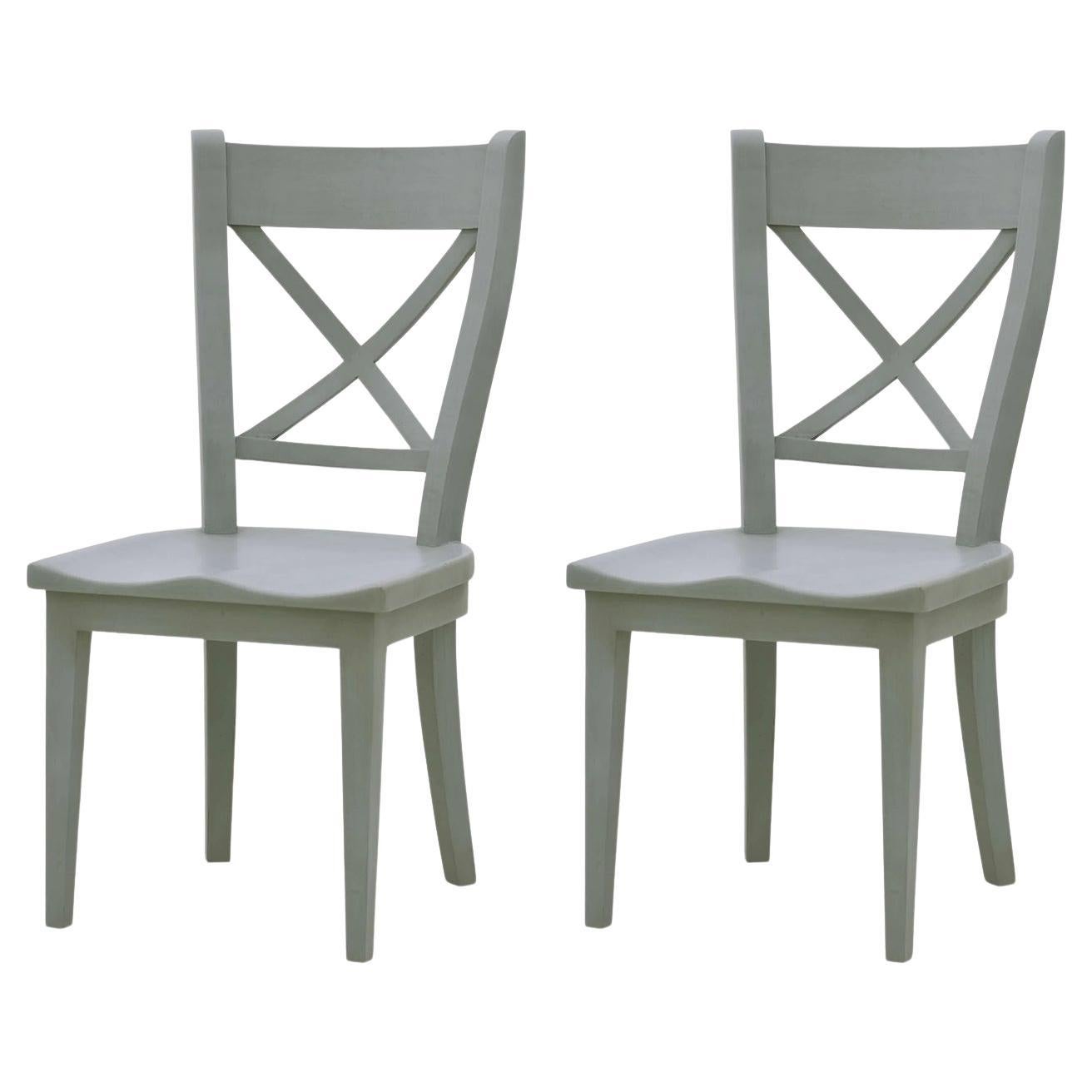 French Provincial Painted Dining Chair (Set of 2)