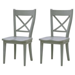 French Provincial Painted Dining Chair (Set of 2)