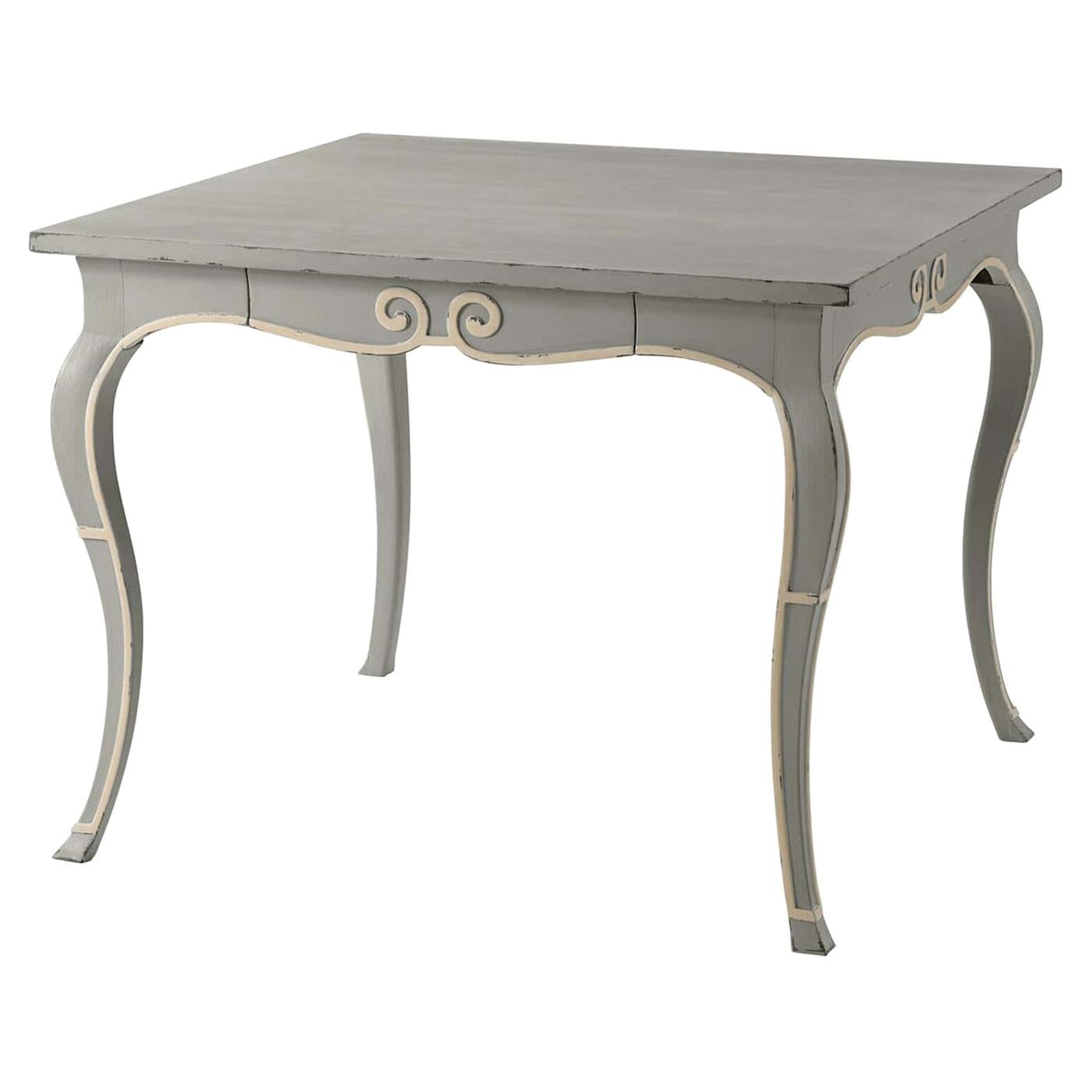 French Provincial Painted Game Table