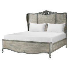 French Provincial Painted King Size Bed