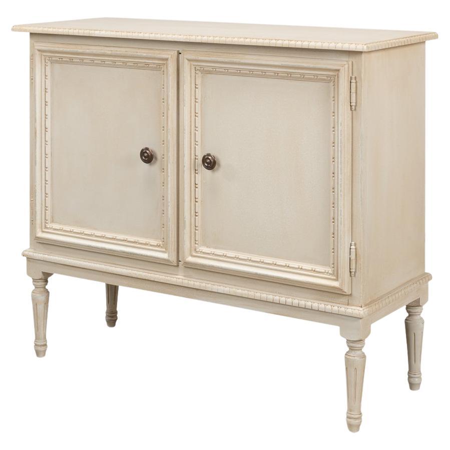French Provincial Painted Side Cabinet