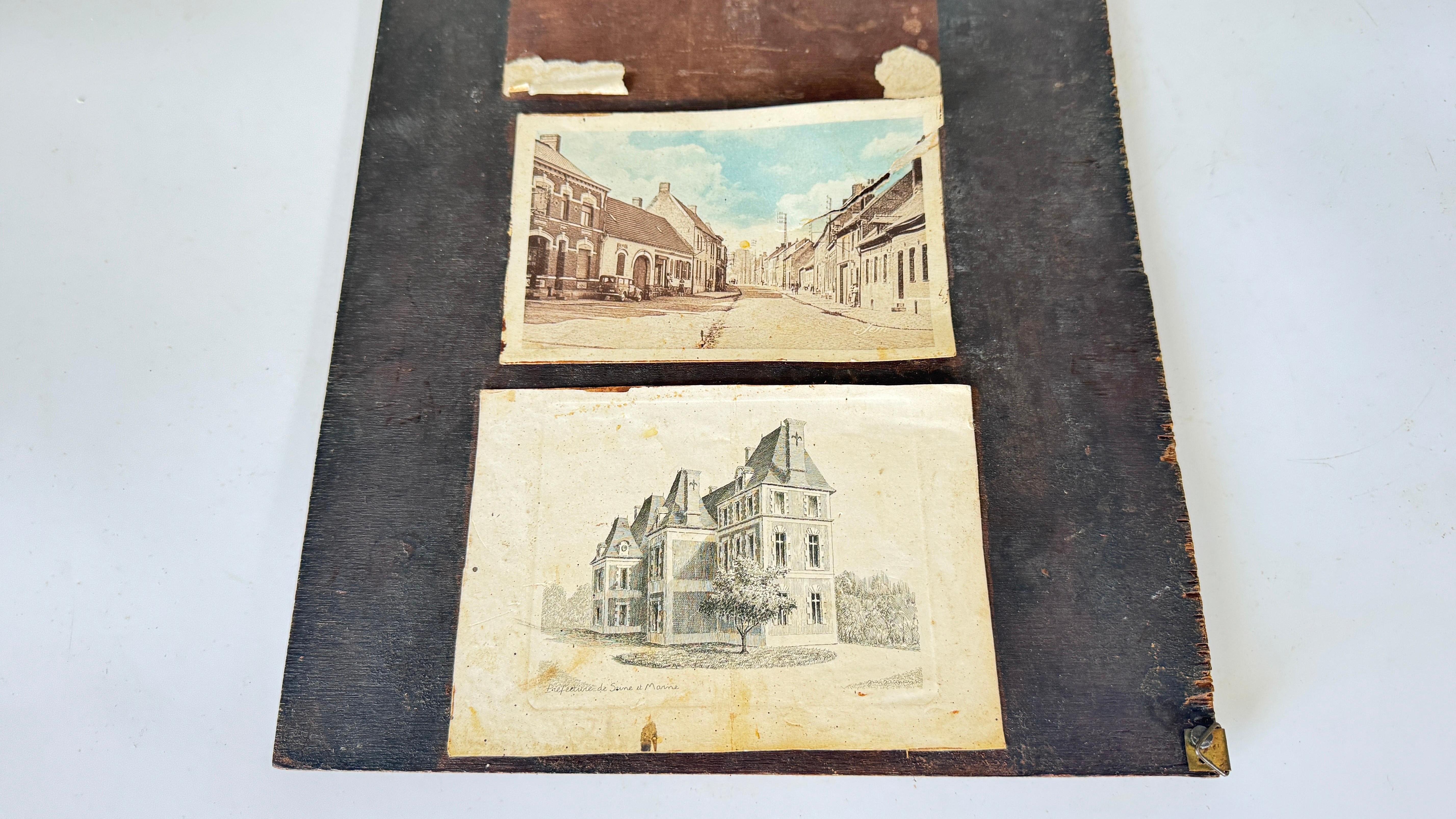 Pintura Provincial Francesa de una Vaca sobre Panel de Madera, Decoración Rústica de Chalet siglo XX en venta