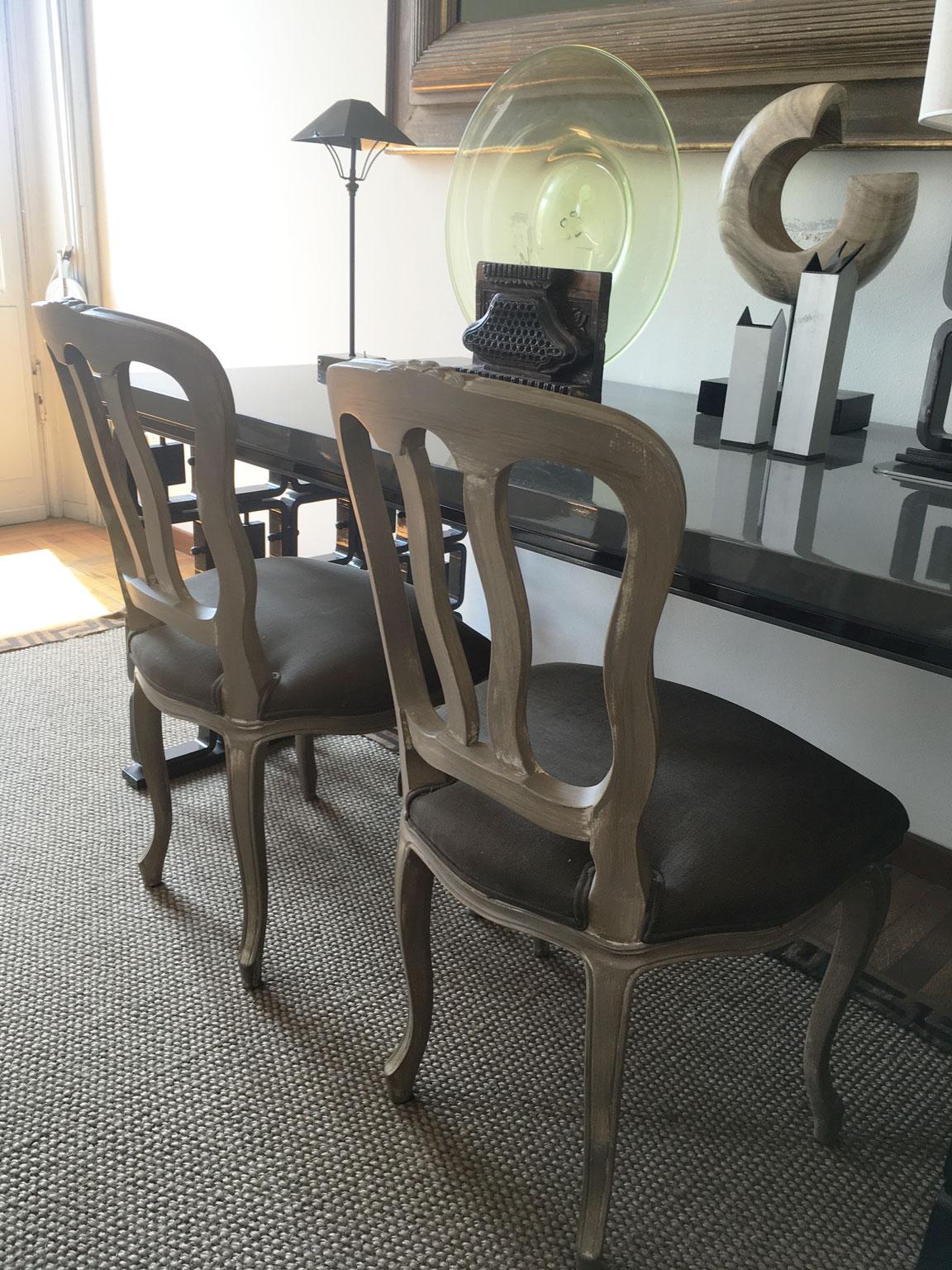 French Provincial Pair of Wooden Chairs  For Sale 14