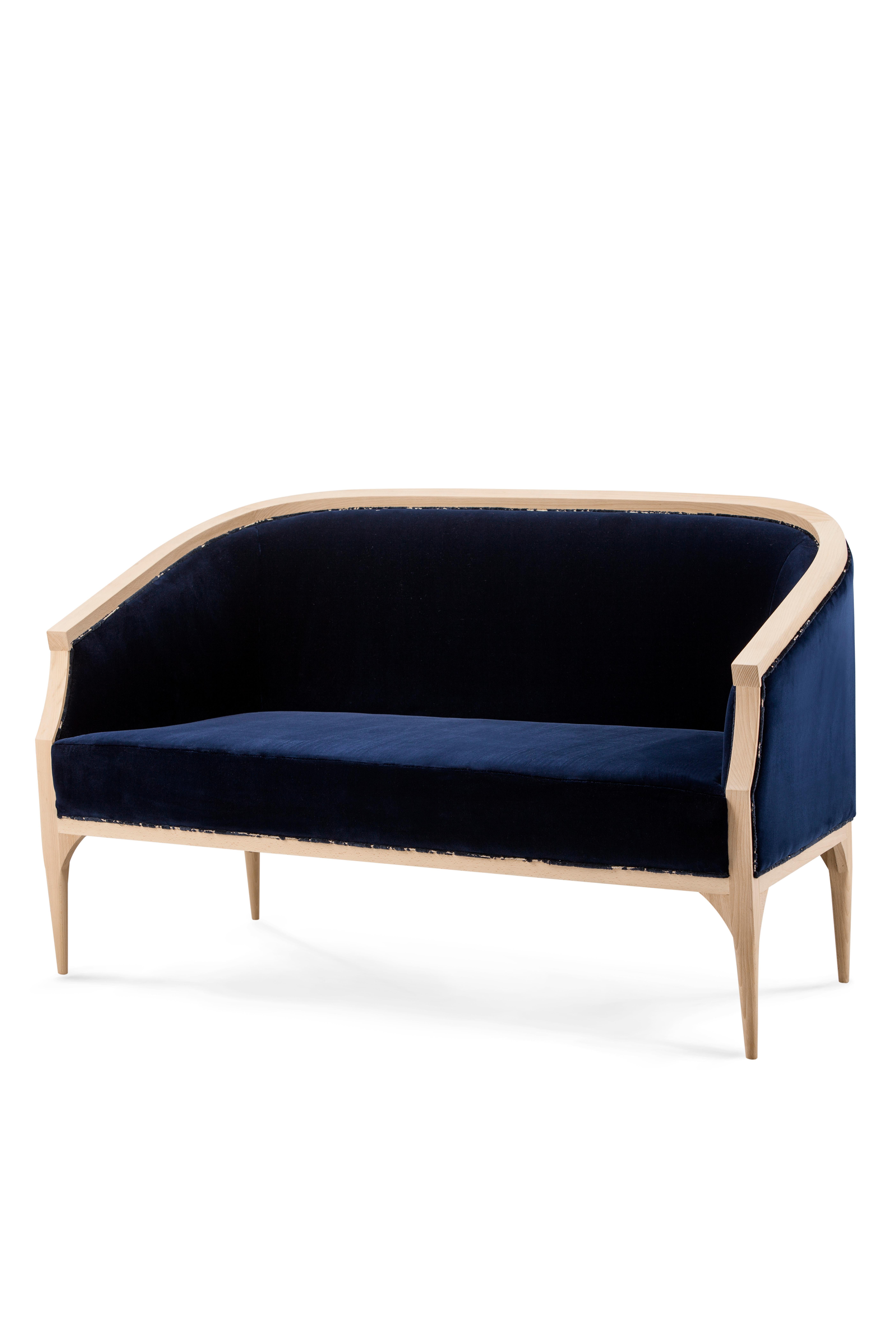 Loveseat francés provincial Paris al estilo de los años 30, hecho a mano por Greenapple Siglo XXI y contemporáneo en venta