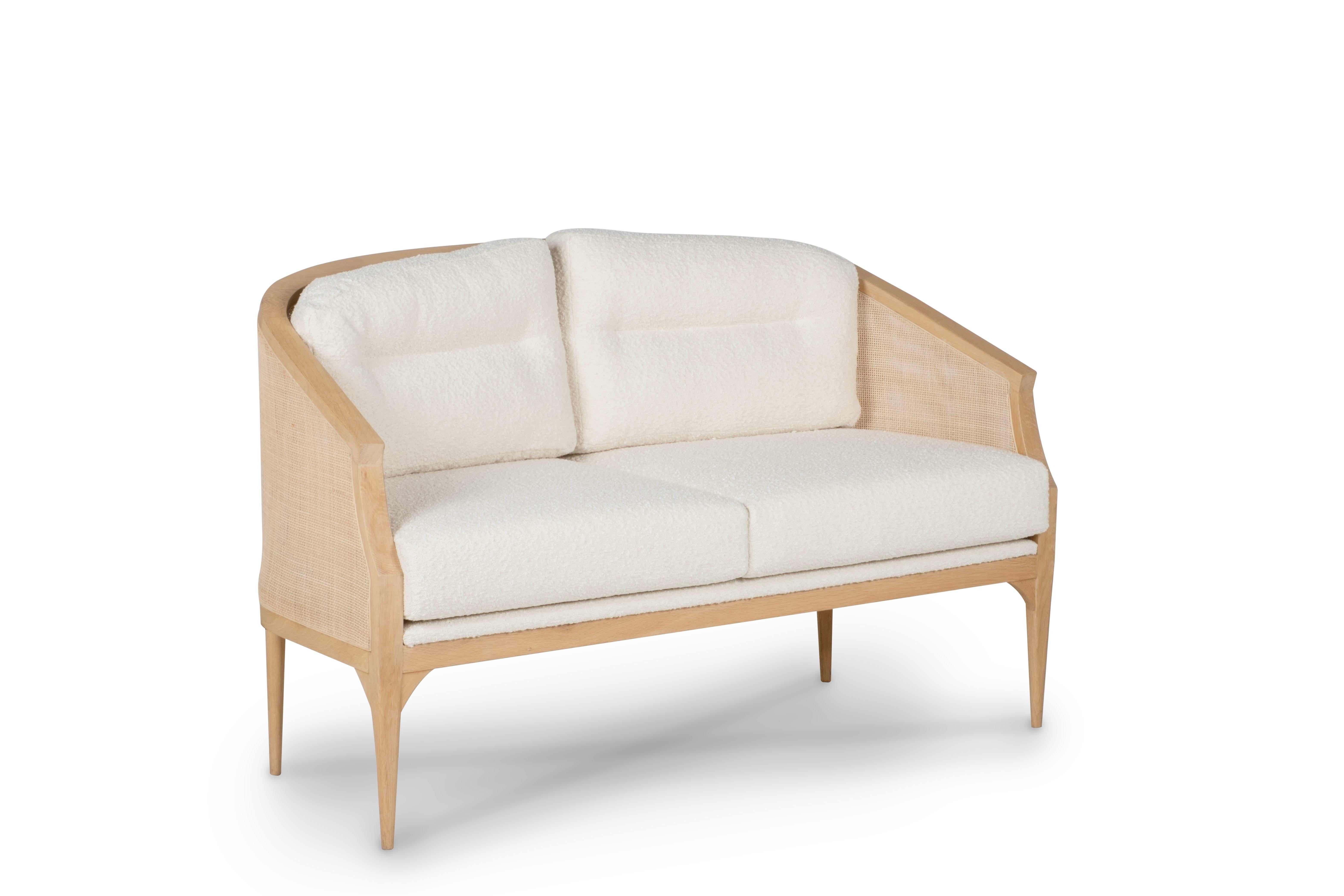 Loveseat francés provincial Paris al estilo de los años 30, hecho a mano por Greenapple Portugués en venta