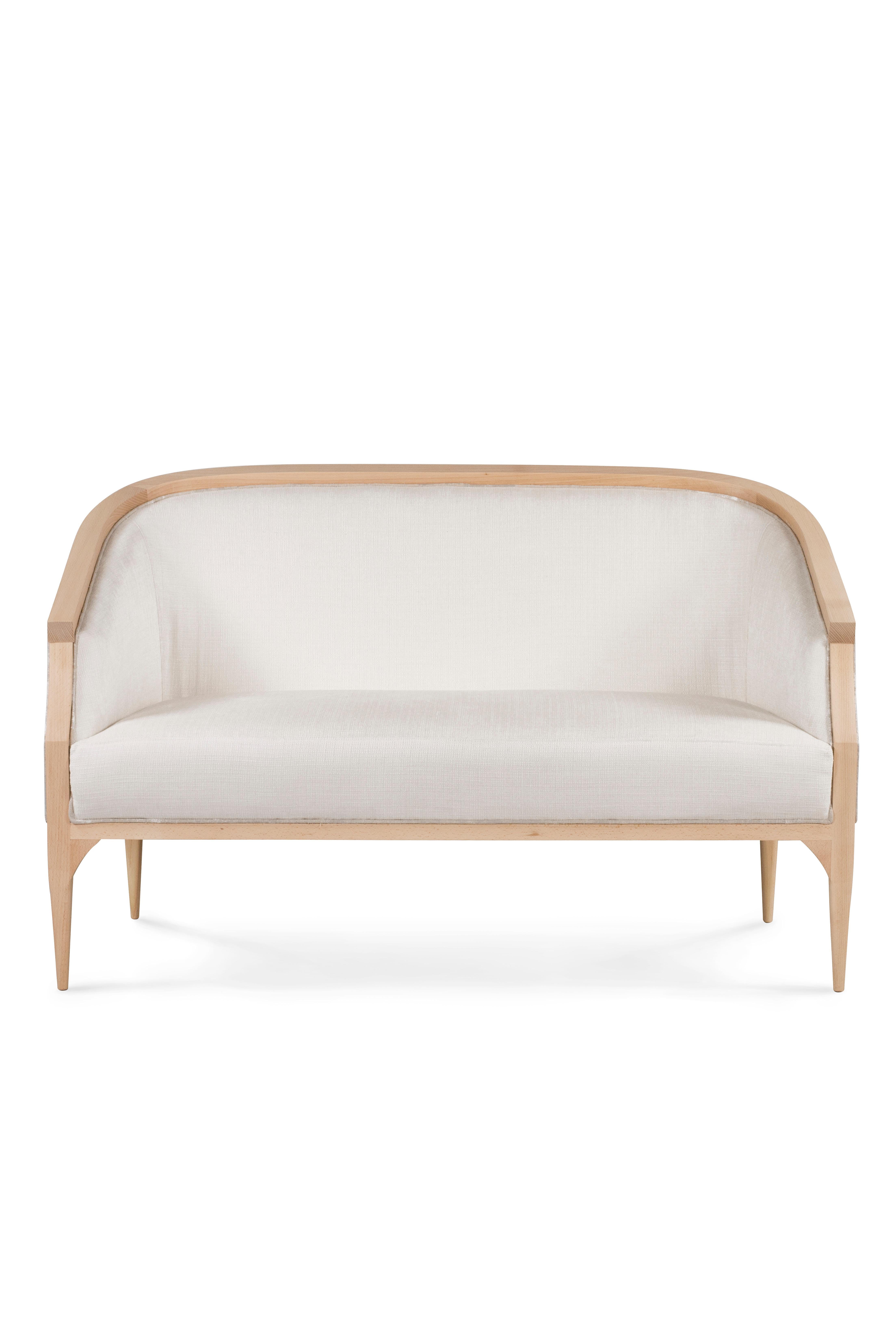 Loveseat francés provincial Paris al estilo de los años 30, hecho a mano por Greenapple Portugués en venta