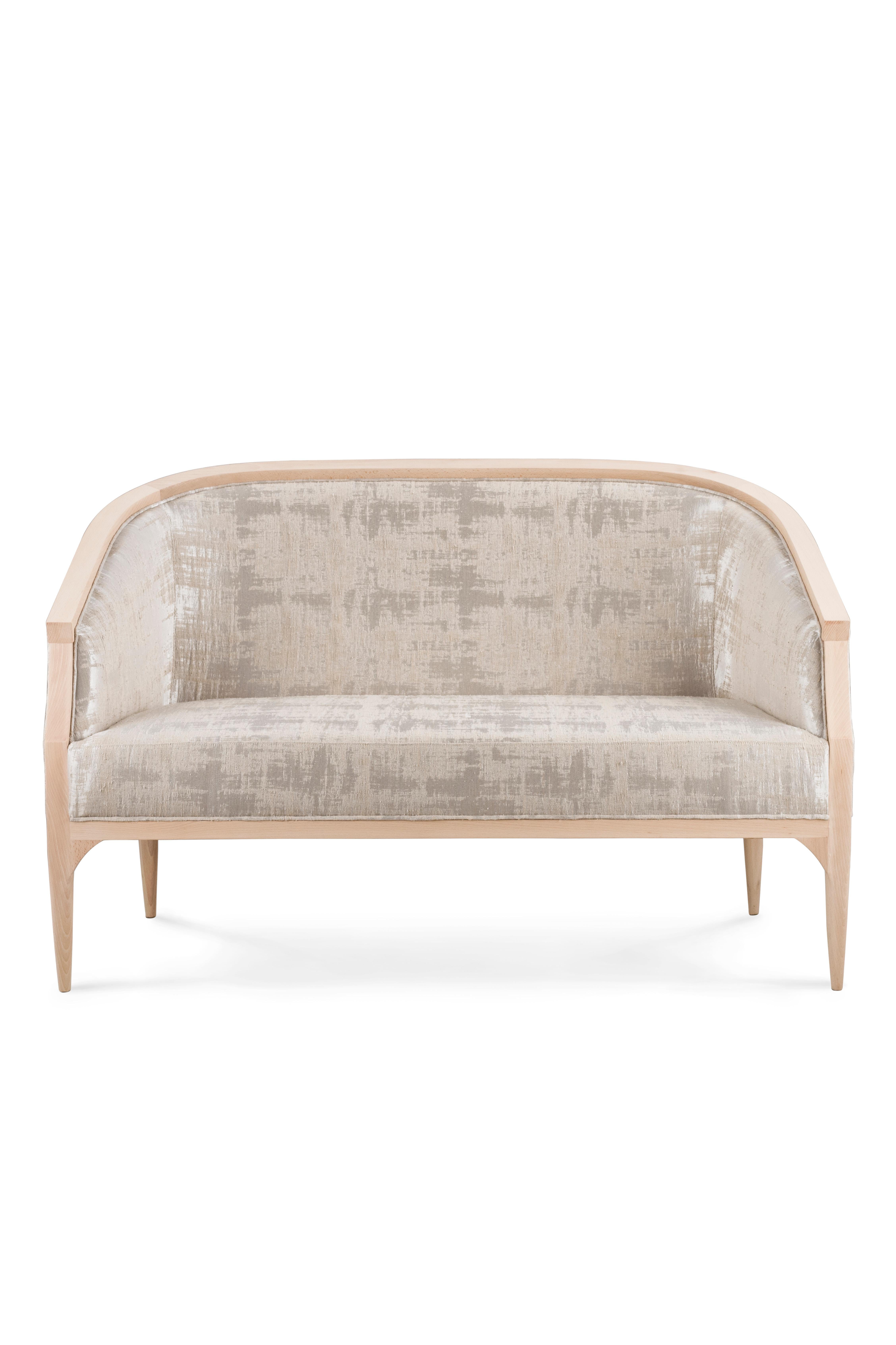 Loveseat francés provincial Paris al estilo de los años 30, hecho a mano por Greenapple Provincial francés en venta