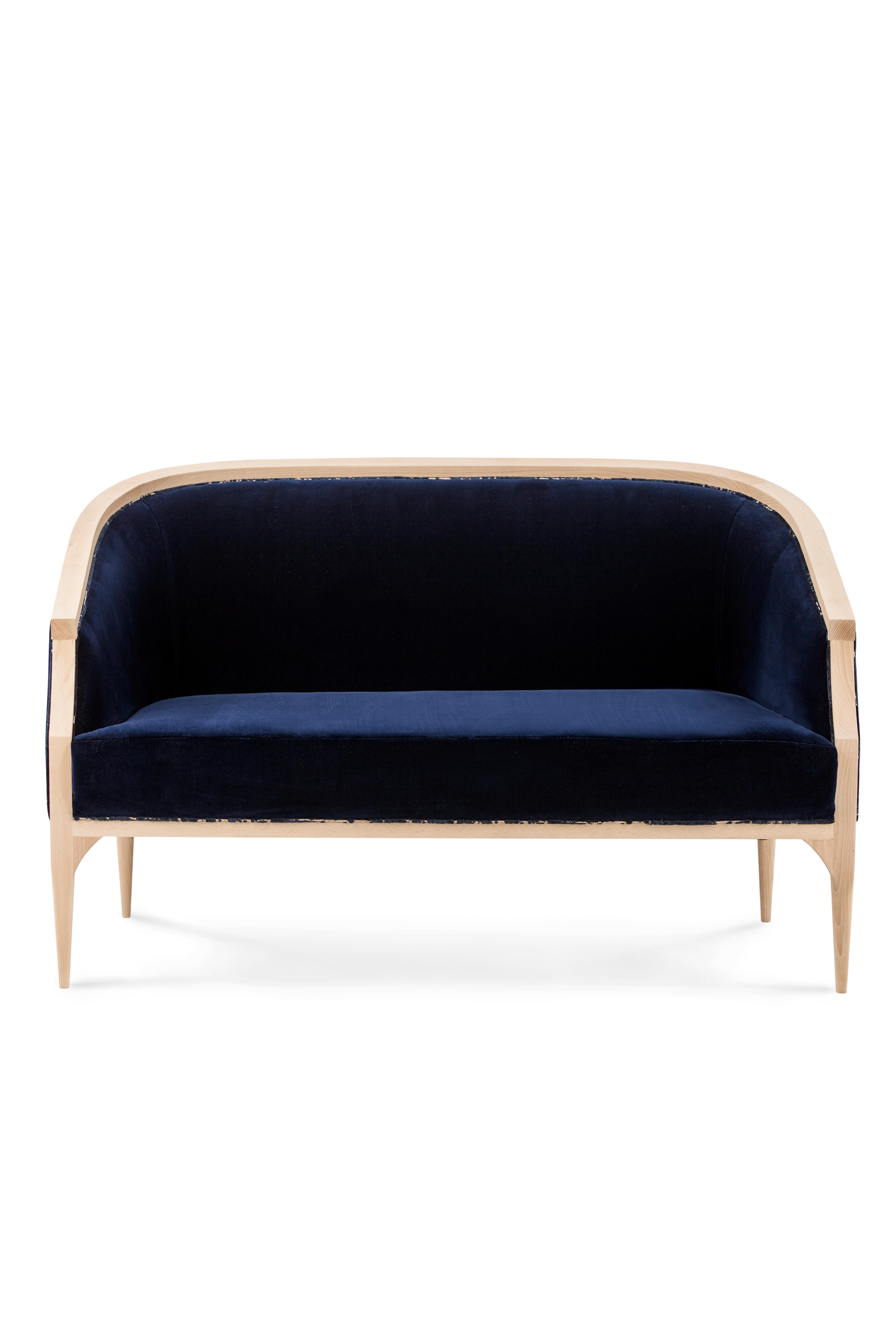Loveseat francés provincial Paris al estilo de los años 30, hecho a mano por Greenapple Portugués en venta