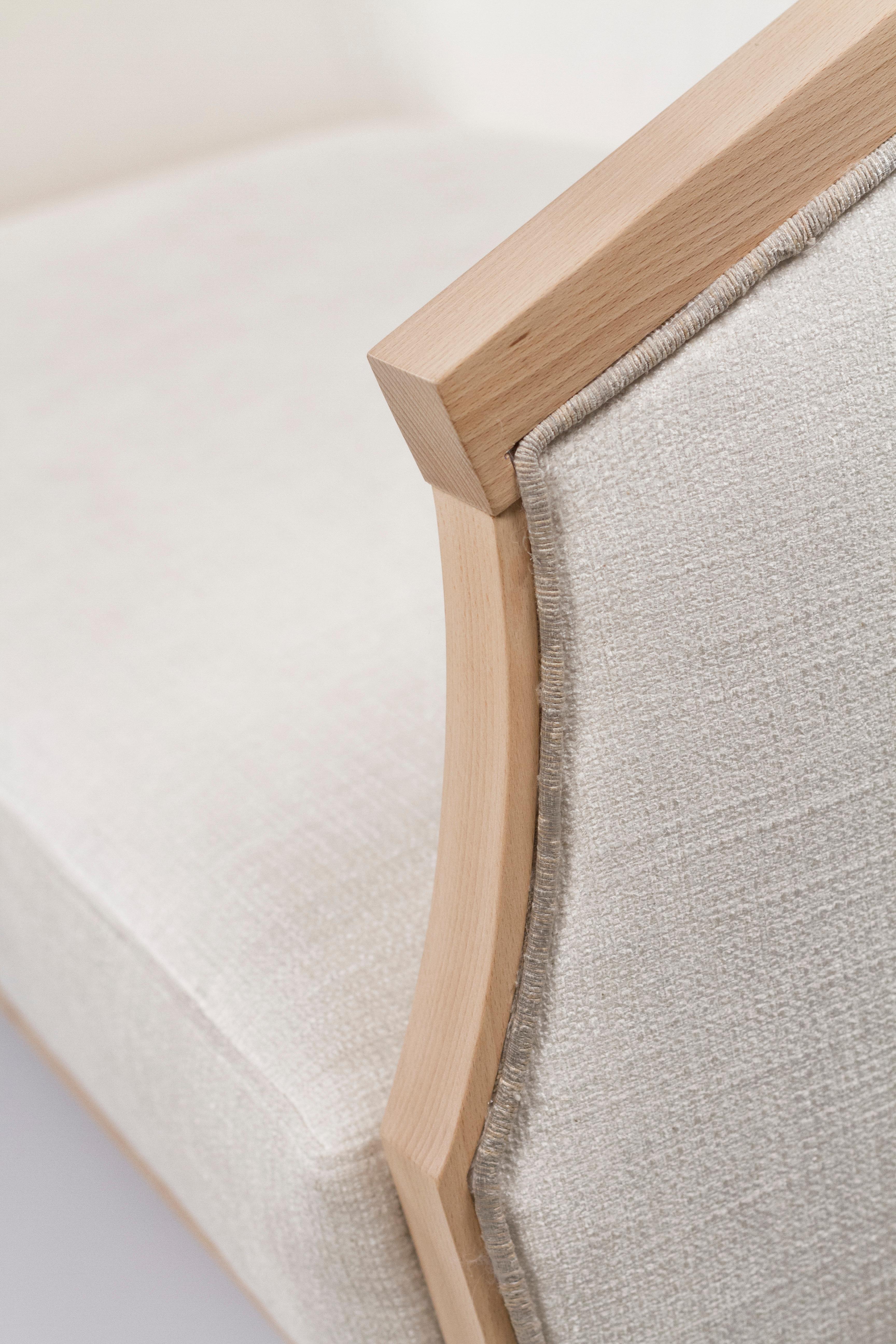 Loveseat francés provincial Paris al estilo de los años 30, hecho a mano por Greenapple en Nuevo estado para la venta en Lisboa, PT