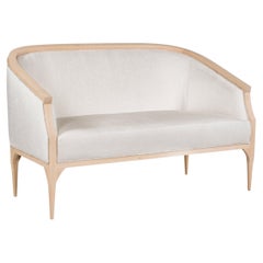 Loveseat francés provincial Paris al estilo de los años 30, hecho a mano por Greenapple