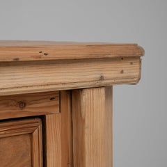 French Provincial Pine Buffet, 19th Century, Two-Tone Design, France