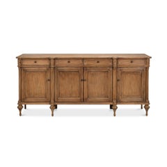 French Provincial Pine Buffet Sideboard