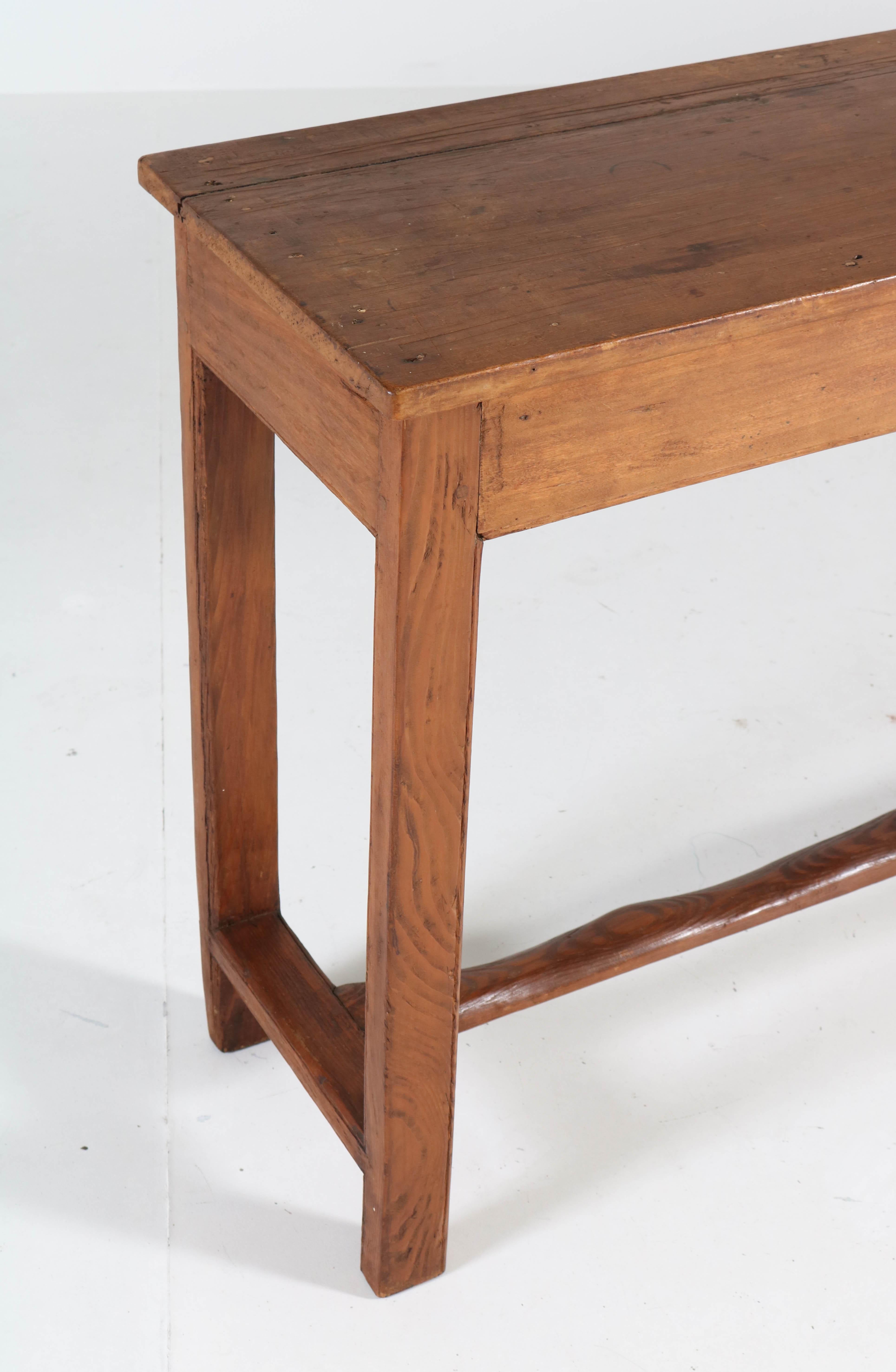 French Provincial Pine Side-Table or Work Table, 1890s 3