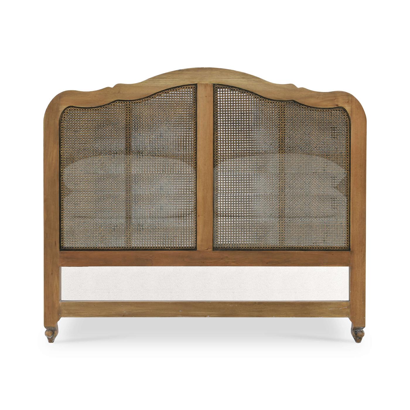rattan french bed