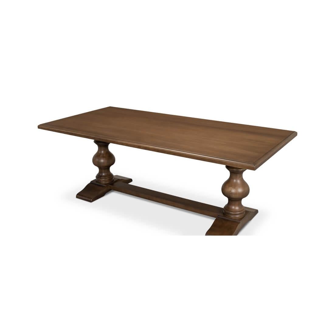 Baroque French Provincial Refectory Table For Sale