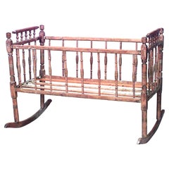 French Provincial Rocking Cradle